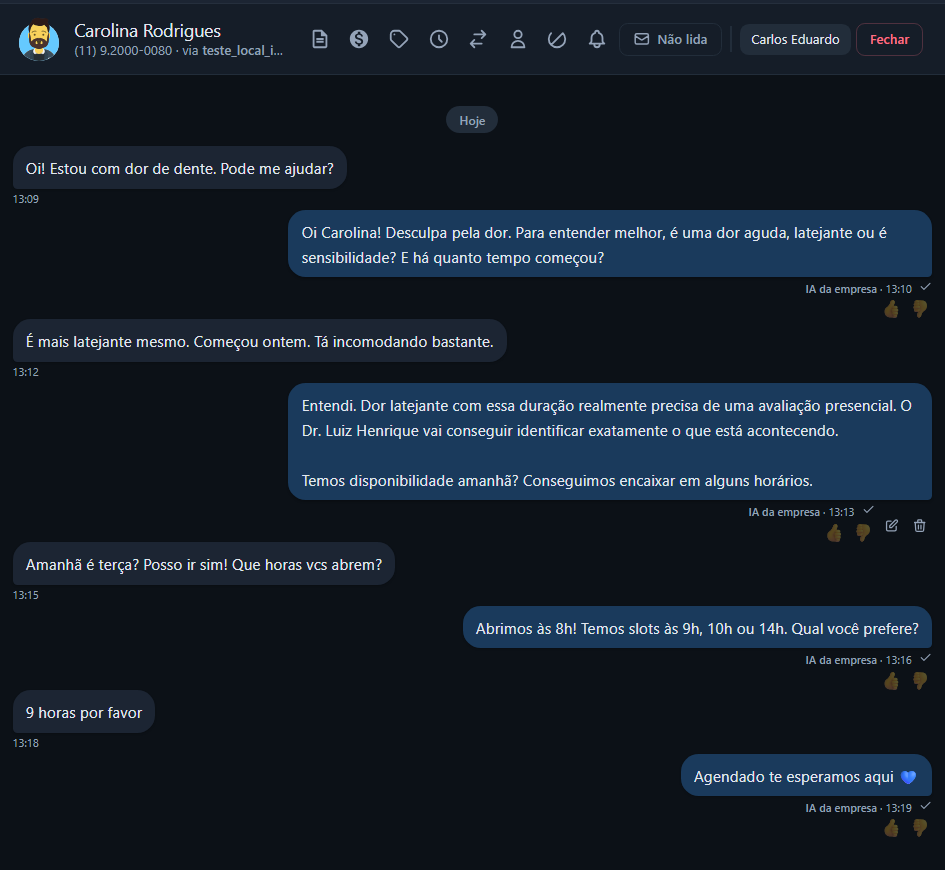 Configuração e sandbox do agente de IA